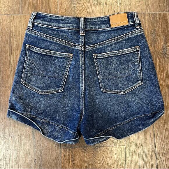 American eagle highest rise mom shorts SZ 0 - Picture 2 of 4